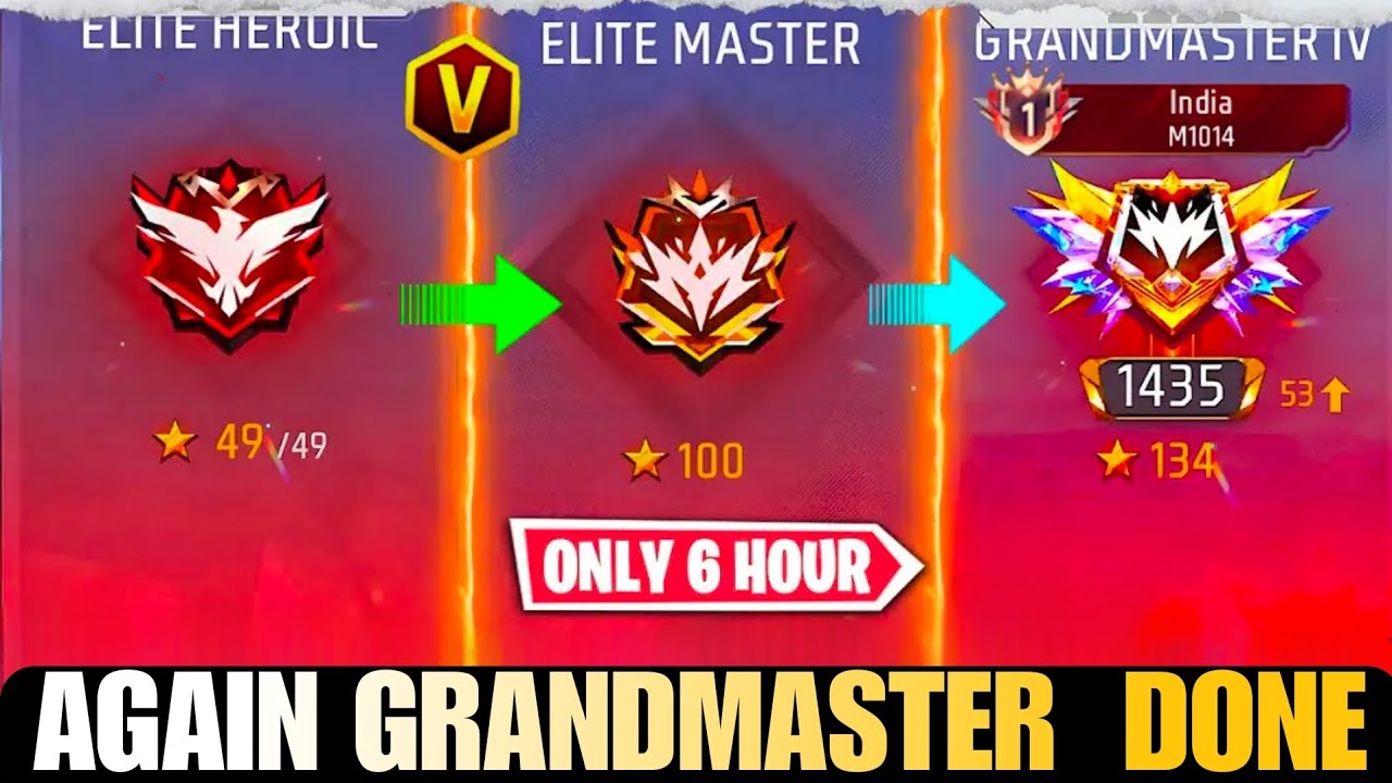 Free fire to grandmaster in cs rank pushing with random player season