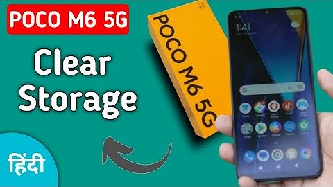 POCO M6 mein storage kaise Khali Karen, how to clear storage in POCO M6