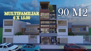 MULTIFAMILIAR 6.00  X 15.00 metros