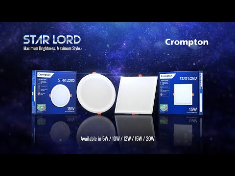 Star Lord Led Panels Now In India Only Crompton - Crompton False Ceiling Lights 15w
