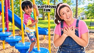 Ms Rachel (inspired) toddler learning | Learning at an Outdoor Playground #msrachel #toddlerlearning