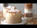 촉촉하고 부드러운 생크림 카스테라 (스타벅스st) 만들기 ( Fresh Cream Castella ) - 메종올리비아