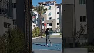 Blurry moments at basketball court 🏀⛹️‍♀️ #basketball #notpro #beginner #sports #shorts
