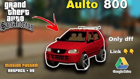 Aulto 800 full modified mod for gta sa | GTA San Andreas | only dff | #gtasa #gtamods #aulto800 🤩❤️