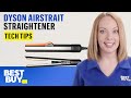 How to achieve a wettodry style with the dyson airstrait straightener  tech tips from best buy