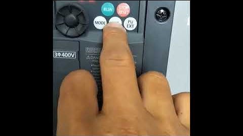 Cài biến tần FR E700 chạy Analog 4-20mA điều khiển tốc độ động cơ / Analog 4-20mA for FR E700