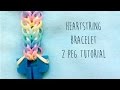 Rainbow Loom Bands Heartstring Tutorial No Hook