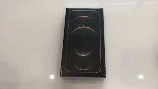 Unboxing IPhone 12 PRO MAX Gold (without words)