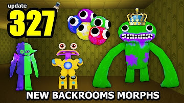 Update 327 | 🤖 How to get ALL 4 NEW BACKROOMS MORPHS !  #grimaceshake   #roblox #backroomsmorphs