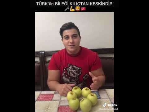 ELİYLE ELMA KIRAN TÜRKİYE BİLEK GÜREŞİ ŞAMPİYONU