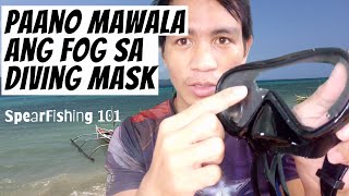 Paanu Mawala ang Fog sa Diving mask.|| Gabby Ramal