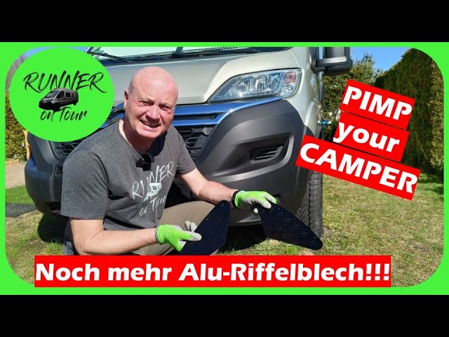 Heckstoßstange Riffelblech Aluminium Fiat Ducato