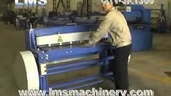 LMS metal sheet hydraulic shearing machine