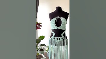 “Butterfly” diy dress #macramedress #macrametutorial  #diycrafts #diy #tutorial