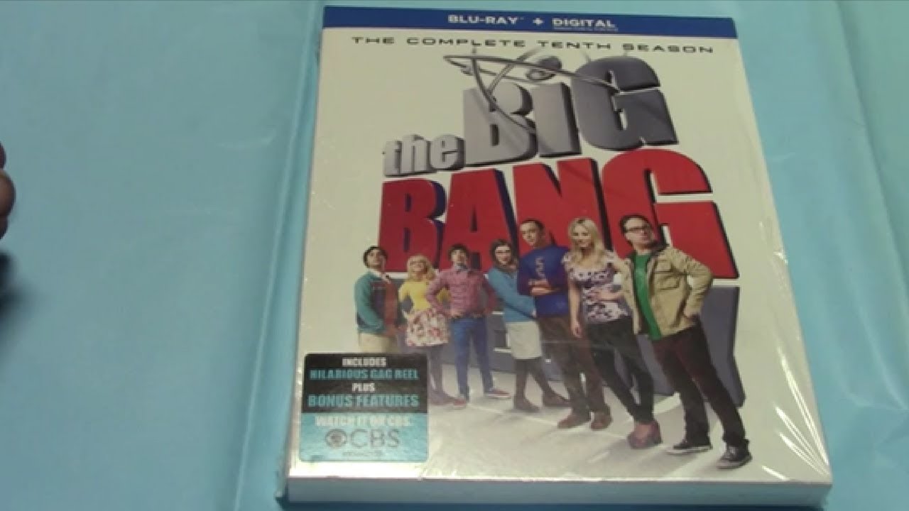 The Big Bang Theory The Complete Tenth Season Blu ray Unboxing - YouTube