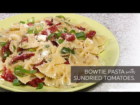 Bowtie Pasta with Sun-dried Tomatoes