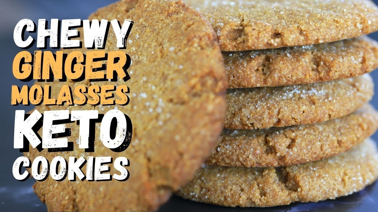 Chewy Ginger Molasses Keto Cookies YouTube