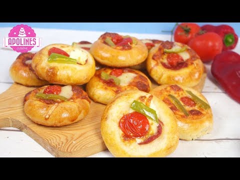 მინი პიცა სასაუზმე პიცა ფუნთუშა   - Mini Pizza Poğaça