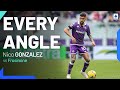 Nico gonzalezs beautiful volley  every angle  fiorentinafrosinone  serie a 202324