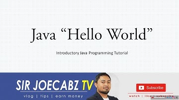 Java Programming Tutorial 1 - Introduction to Java, Netbeans IDE, and Hello World #java