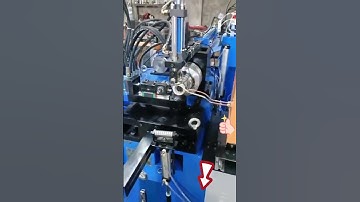 Auto loading Pipe end forming closing  machine