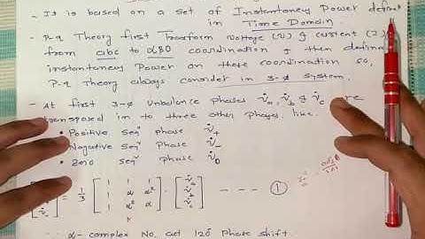 PQ THEORY BASIC (LEC-1)