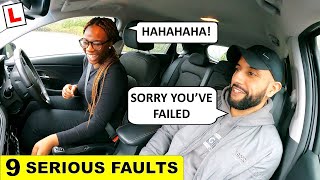 Learner Driver LAUGHS When Told She's FAILED Driving Test