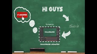 Chalkboard Animation | tuto after effects