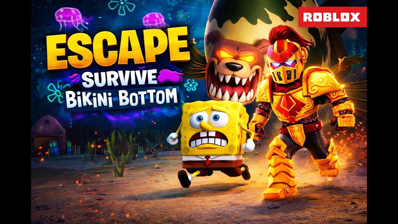 ESCAPE Survive Bikini Bottom Roblox Final Challenge YouTube 