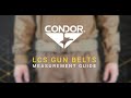 LCS Gun Belts measurement guide | Condor Outdoor