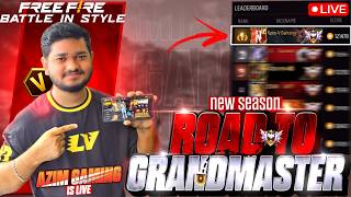 New Grandmaster Top 1 Push V Badge Lobby ❤ FF LIVE ✌ Free Fire LIVE! #ff #freefire