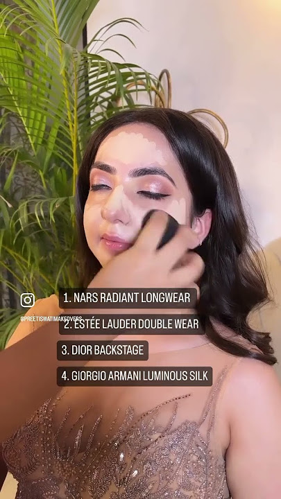 Top 5 foundations for bridal makeup 👍🏻 #makeup #makeupartist #bridalmakeup #makeuptutorial
