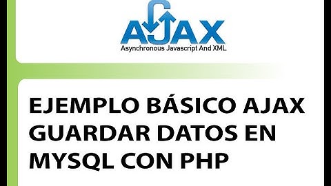 ejemplo básico ajax jquery (php y mysql)