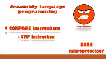 CMP instruction of 8086 microprocessor | compare instruction microprocessor