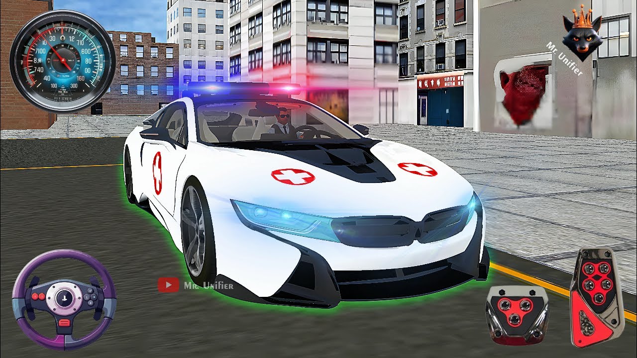 Ambulance Rescue Sport Car Driving Android Gameplay - Ambulance Siren ...
