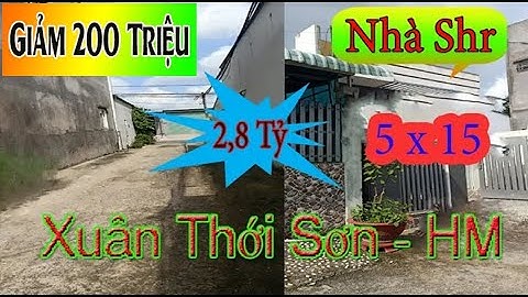 Nhà Sổ Hồng Riêng Xuân Thới Sơn Hóc Môn 2,8 Tỷ | Bán Nhà Hóc Môn 2020