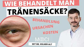 Was kann man gegen Tränensäcke im Alter tun?