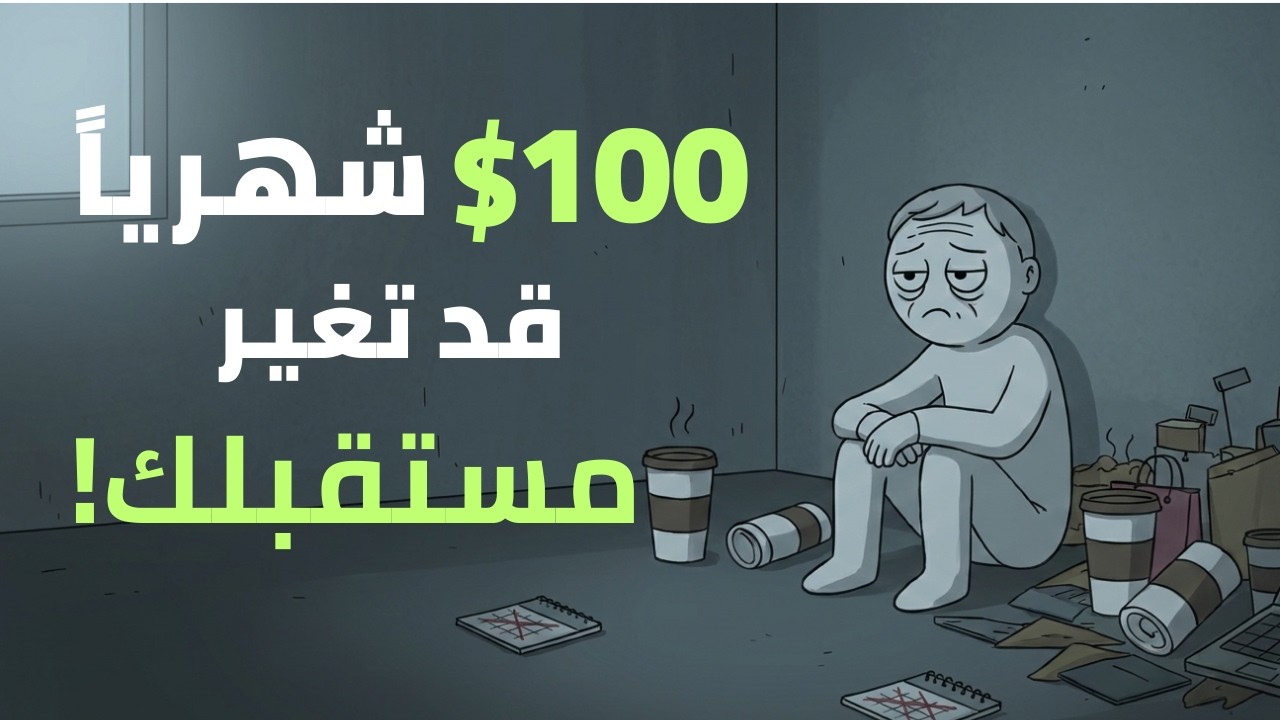 قوة التراكم: ماذا تفعل 100$ شهرياً بعائد 1%؟           #اسهم #تحفيز #اكسبلور #bitcoin #الاستثمار