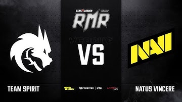 [EN] Team Spirit vs NAVI | Map 1: Mirage | StarLadder CIS RMR Main Event Playoffs