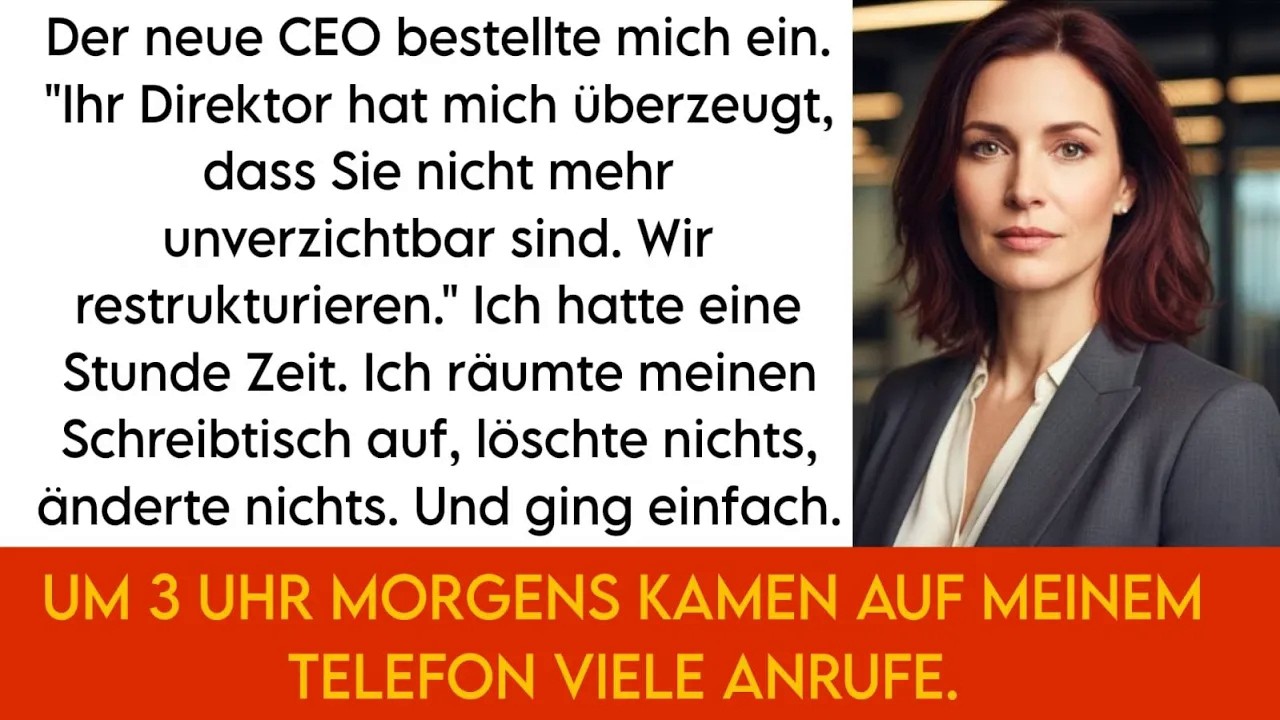 Mein Chef überzeugte den neuen CEO, dass ich unnötig sei – kurz darauf brachen die Server zusamme