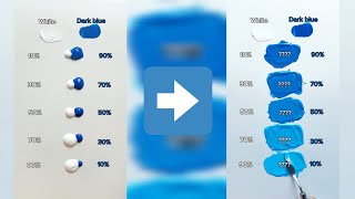 Creative five colors Mixing. four steps #colormixing #satisfying #design #art #asmr #painting #diy