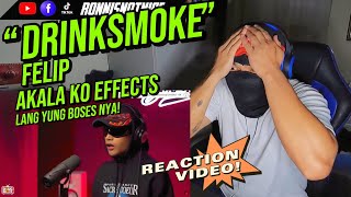 LUPET NG RAP VOICE NITO!! DRINKSMOKE - Felip | REACTION!