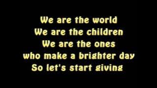 Lyrics - Michael Jackson: We Are the World