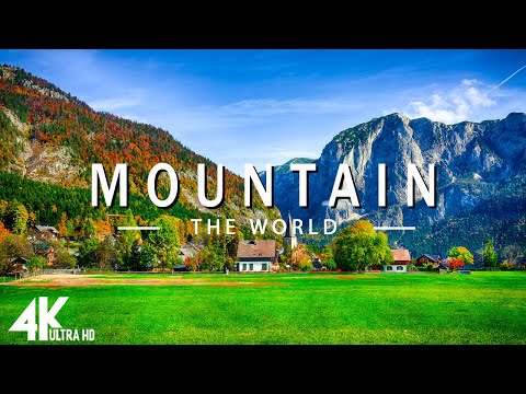 FLYING OVER MOUNTAIN (4K UHD) - Relaxing Music Along With Beautiful Nature Videos - 4K Video UltraHD