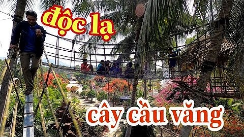 Độc lạ hồi hộp khi đi trên cây cầu dây văng này