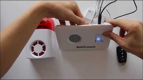 APP Control home security GSM alarm system with relay