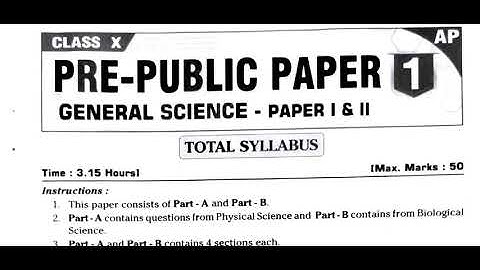 AP 10 TH CLASS P.S&N.S MODEL PAPER PRE-FINAL 2023 EXAMS | 10th Science Grand assignment-4 PRE-FINAL