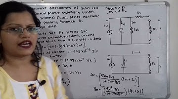 Performance of solar cell theory/ Renewable energy engineering