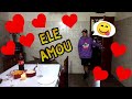 FIZ UM JANTAR ROMANTICO PARA ELE