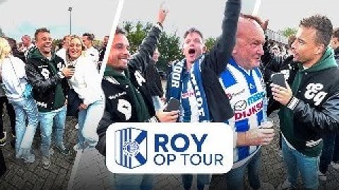 HILARISCHE FAN ZINGT CLUBLIED! 🤩 ROY OP TOUR - Quick Boys 🔵⚪